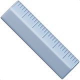 Straight Ruler emoji, Apple, iOS 26