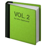 Green Book emoji, Apple, iOS 26