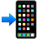 Mobile Phone with Arrow emoji, Apple, iOS 26