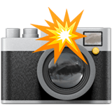Camera with Flash emoji, Apple, iOS 26