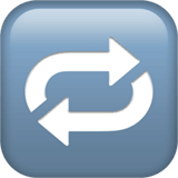 Repeat Button emoji, Apple, iOS 26