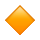 Small Orange Diamond emoji, Apple, iOS 26