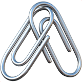 Linked Paperclips emoji, Apple, iOS 26