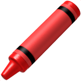 Crayon emoji, Apple, iOS 26