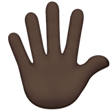 Hand with Fingers Splayed emoji, Apple, iOS 26