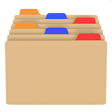 Card Index Dividers emoji, Apple, iOS 26