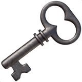 Old Key emoji, Apple, iOS 26