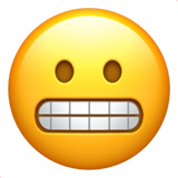 Grimacing Face emoji, Apple, iOS 26