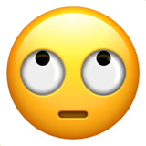 Face with Rolling Eyes emoji, Apple, iOS 26