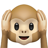 Hear-no-evil Monkey emoji, Apple, iOS 26
