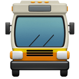 Oncoming Bus emoji, Apple, iOS 26
