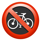 No Bicycles emoji, Apple, iOS 26