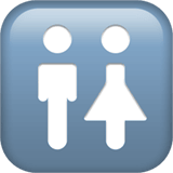 Restroom emoji, Apple, iOS 26
