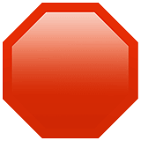 Stop Sign emoji, Apple, iOS 26