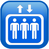 Elevator emoji, Apple, iOS 26