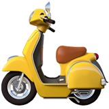 Motor Scooter emoji, Apple, iOS 26