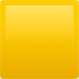 Yellow Square emoji, Apple, iOS 26