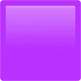 Purple Square emoji, Apple, iOS 26