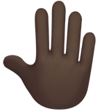 Raised Back of Hand emoji, Apple, iOS 26