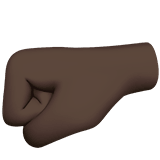 Left-facing Fist emoji, Apple, iOS 26