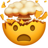 Exploding Head emoji, Apple, iOS 26