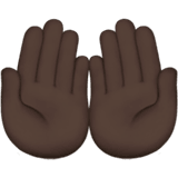 Palms Up Together emoji, Apple, iOS 26