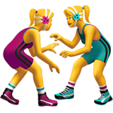 People Wrestling emoji, Apple, iOS 26