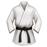 Martial Arts Uniform emoji, Apple, iOS 26