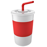 Cup with Straw emoji, Apple, iOS 26