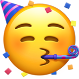 Partying Face emoji, Apple, iOS 26