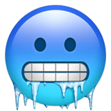 Cold Face emoji, Apple, iOS 26