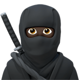 Ninja emoji, Apple, iOS 26