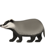 Badger emoji, Apple, iOS 26