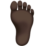 Foot emoji, Apple, iOS 26