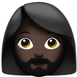 Person: Beard emoji, Apple, iOS 26