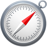 Compass emoji, Apple, iOS 26