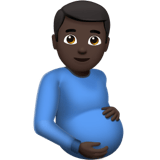 Pregnant Man emoji, Apple, iOS 26