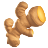 Ginger Root emoji, Apple, iOS 26
