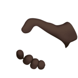 Leftwards Hand emoji, Apple, iOS 26