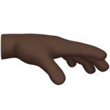 Palm Down Hand emoji, Apple, iOS 26
