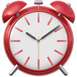 Alarm Clock emoji, Apple, iOS 26