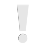 White Exclamation Mark emoji, Apple, iOS 26