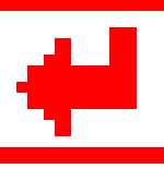 Right Arrow Curving Left emoji, NTT DoCoMo, i-mode 1999