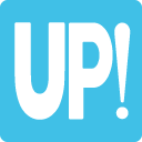 UP! Button emoji, Google, Blob, 2017