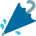 Closed Umbrella emoji, Google, Blob, 2017