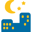 Night with Stars emoji, Google, Blob, 2017