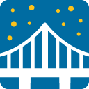 Bridge at Night emoji, Google, Blob, 2017