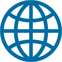 Globe With Meridians emoji, Google, Blob, 2017