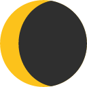 Waning Crescent Moon emoji, Google, Blob, 2017