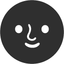 New Moon Face emoji, Google, Blob, 2017